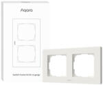 Aqara Switch Frame H2 White - fehér dupla EU sorolókeret (FE-X01D) (FE-X01D)