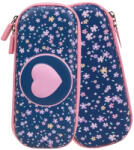 S-Cool Penar neechipat tip etui 3D S-COOL SC3024, 1 fermoar, Motiv pink heart (SC3024) Penar