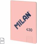 MILAN ragasztott A4-es, vonalas papírral, rózsaszín (MI57242G48P)