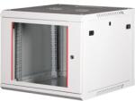 Lande PROlineB 600x600 lapraszerelt 9U 19" fali rack szekrény szürke LN-WB-09U6060-LG-F (LN-WB-09U6060-LG-F)