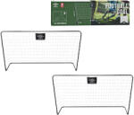 Umbro 268811 SZETT, 2 db fémvázas focikapu 182 x 122 x 61 cm gyermek focikapu hálóval, futballkapu, edzőkapu pár (UMBRO_268811_focikapu_SZETT)