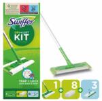 Swiffer Szuper Swiffer Felmosó Szett Kupakkal 8 Törlőkendő 3 Tisztító Törlőkendő (8006540317242)
