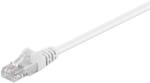 Goobay Cablu UTP Goobay, Cat 5e, Patch Cord, 3m, Alb (UTP-0008-3WE-GBAY)