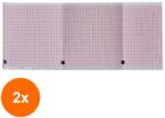 Prima Set 2 x Hartie Electrocardiograf, Prima, 112 mm x 100 mm, Cardioline, 300 Coli (TEV-2xVTR-1337-112x100x300-1)
