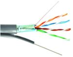 Well Cablu de Retea F / UTP Well, Cat 5e cu Sufa, 8 Fire din Cupru 0.50mm, 305m (FTPMES5E-CU-305-WL)
