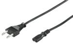 Goobay Cablu Alimentare Euro Tata - 2 Pini Mama, 1.5m, Negru, Goobay (CABLE-704-1.5-GBAY)