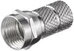 Goobay Conector F Lungime 20mm pt Cabluri, Diametru 6.5mm Goobay (FC-6.5F20)