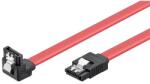 Goobay Cablu de Date SATA 6 Gb/s, SATA 7pini Tata - SATA 7pini Tata Cotit, Rosu, 0.5m, Goobay (CABLE-HDD-SATA/0.5RD/90)