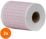 Prima Set 2 x Hartie Electrocardiograf, Prima, 55 mm x 20 m, Hellige, 5 Role (TEV-2xVTR-1078-55x20-5)