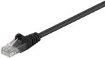 Goobay Cablu UTP Goobay, Cat 5e, Patch Cord, 7.5m, Negru (UTP-0008-7.5BK)