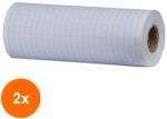 Prima Set 2 x Hartie Electrocardiograf, Prima, 120 mm x 20 m, Electronica Trentina, 5 Role (TEV-2xVTR-1078-120X20-5)