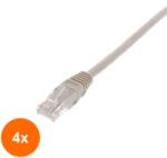 Well Set 4 x Cablu UTP Well, cat 6, Patch Cord, 2m, Gri (TIV-4xUTP-6003-2GY-WL)