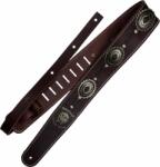 Richter Motörhead Concho Strap Brown / Old Silver Gitárszíj (1567)
