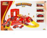 Sunman Set de joaca cu statie de pompieri si 4 vehicule, Maxx Wheels