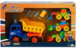 Sunman Set 4 vehicule de constructie si accesorii, Zapp Toys, Basculanta