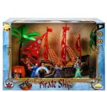 Red Beard Set corabie si 4 figurine pirati, Red Beard