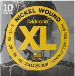 D'Addario EXL125-10P Elektromos gitárhúrok (EXL125-10P)