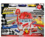 Sunman Set statie cu 3 masini de curse, Maxx Wheels, Racing Station