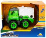 Sunman Masina de reciclare cu basculanta si surubelnita, Zapp Toys, 16 cm