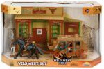 Wild West Hero Set de joaca Cowboy cu trasura si 4 figurine, Wild West Hero Figurina