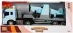 Sunman Set transportator cu elicopter, Maxx Wheels, Blue, 1: 16