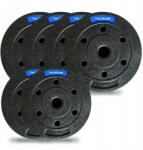 THUNDER Kompozit súlyzókészlet SET-B-14-75KG fekete Súlytárcsa