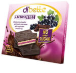 DIBETTE nas étcsokoládéval mártott feketeribizlis krémmel töltött ostyalapocskák laktózmentes édesítőszerrel 96 g - bioszallito