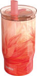 QUOKKA Pahar termic cu pai Quokka Mist Peach Petals, 720 ml (40166)