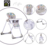 Moni Muffin multifunkciós etetőszék - Szürke - manopalota