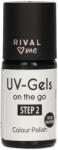 Rival Loves Me Uv-Gels On The Go gél lakk /01 Snow White - 1 db