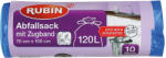 Rubin Önzáró Szalaggal 120L Szemetes Zsák - 10 db