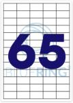 Bluering Etikett címke, 38, 1x21, 2mm, 100 lap, 65 címke/lap Bluering® - tonerpiac