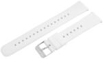  Műanyag okosóra szíj, gyorskioldós, fehér színű, normál hossz, 18 mm (9358-8)