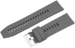  Műanyag okosóra szíj, gyorskioldós, szürke színű, normál hossz, 24 mm (9350-0)