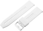  Műanyag okosóra szíj, gyorskioldós, fehér színű, normál hossz, 24 mm (9350-3)