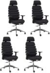 Mercury 4PACK irodai szék SPINE fekete PDH-val WJ33-2 HB, černá