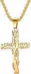 HARAHU Tree Cross nyakék - Arany KP34109