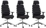 Mercury 3PACK irodai szék SPINE fekete PDH-val WJ33-2 HB, černá
