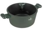 Berlinger Haus Matte Green Collection magas lábas titán bevonattal, fedővel, 20 cm (BH-8200)