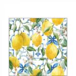 Ambiente Mediterranean lemons papírszalvéta 25x25cm, 20db-os