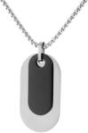 HARAHU Colier TR-34243 - Argintiu / Negru KP34243