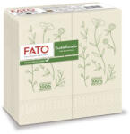 Lucart 82130100 EcoNatural Flora 33X33cm, 2 rétegű, 1/8 hajtású, 50lap/csomag, 27 csomag/karton