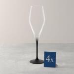 Villeroy and Boch V&B Manufacture Rock Glass pohár szett 4részes pezsgős (11-3798-8131)