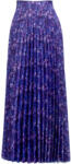 Takoy Panel szabásmintával pliszírozott félkörszoknyához, közepes félmatt szaténból - ibolyák