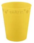  Sárga Yellow micro prémium műanyag pohár 250 ml (PNN96694)