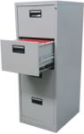Plus Mobilier Clasificator metalic Premium Asamblat 4 sertare 460x620x1325 mm (LxlxH), PLUS (98115275) Dulap arhivare