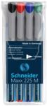 Schneider SET 4 MARKER NEPERMANENT OHP SCHNEIDER MAXX 225M, 0, 7 mm (2348) - officeclass