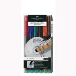 Faber-Castell Marker Permanent Set 6 S Multimark Faber-Castell (FC152306) - officeclass