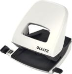 Leitz Perforator metalic, 30 coli, LEITZ 5008 - alb perla (L-50081001)