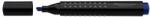 Faber-Castell Marker Permanent Albastru Varf Tesit Grip 1505 Faber-Castell (FC150351) - officeclass